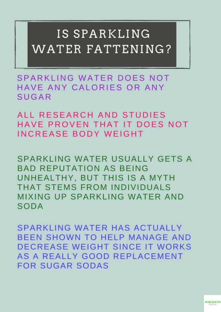 Is Sparkling Water Really Fattening? Home Healthy Soda
