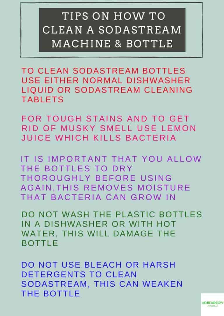 Tips & Hacks on How To Clean SodaStream Machines & Bottle Home