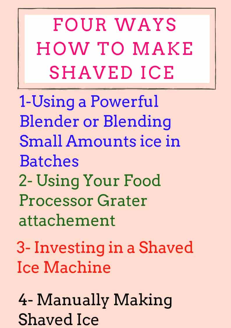 4 Ways To Make Shaved Ice Must Read Guide (With Videos) Home Healthy Soda